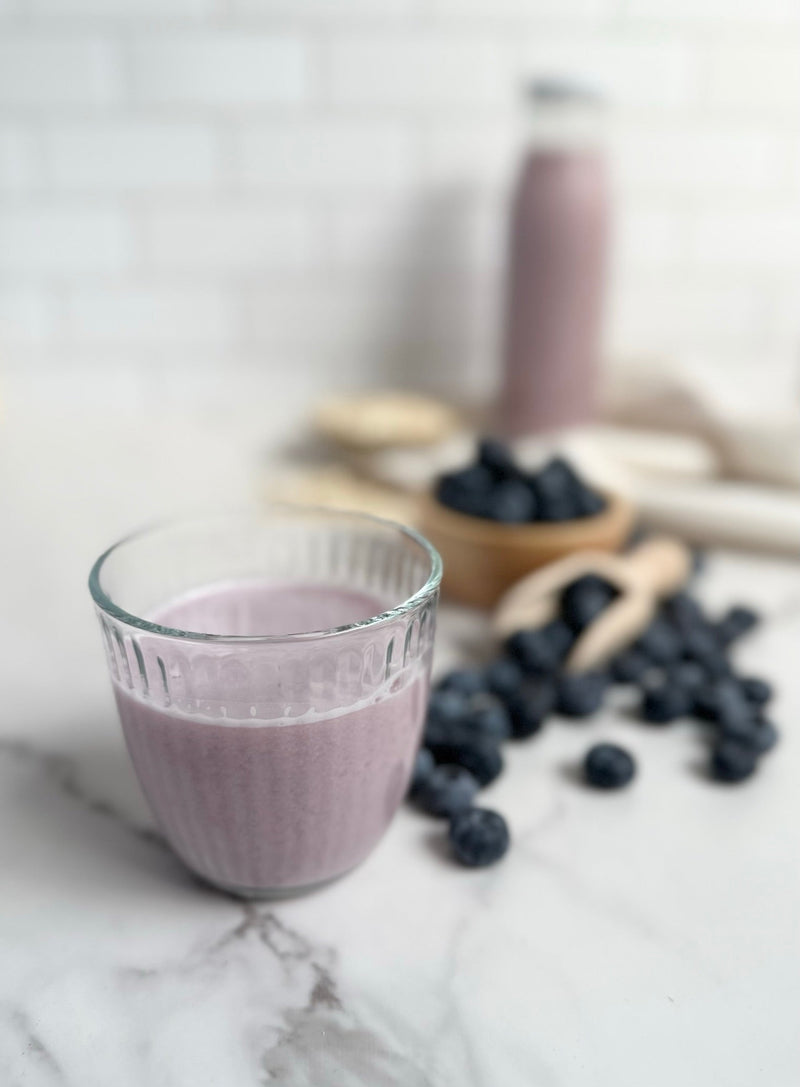 Leche de arándanos