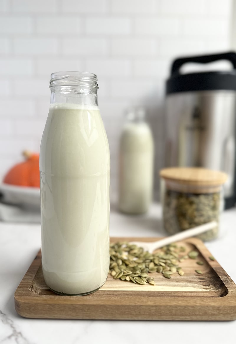 Leche de semillas de calabaza