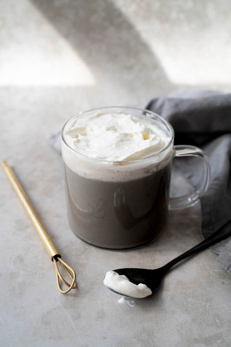 Latte de carbón negro