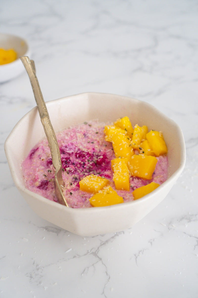 Overnight oats caribeñas