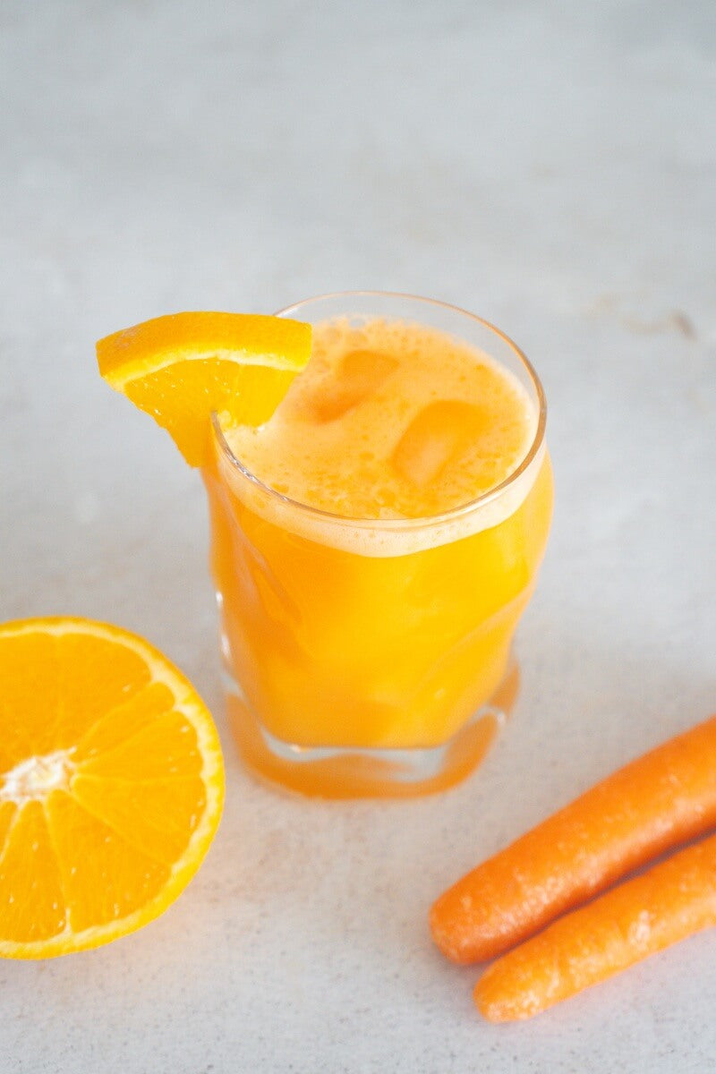 Zumo de zanahoria y naranja