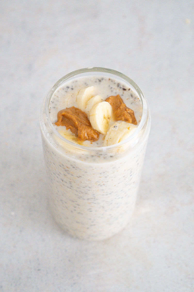 Overnight oats sabor anacardo y coco