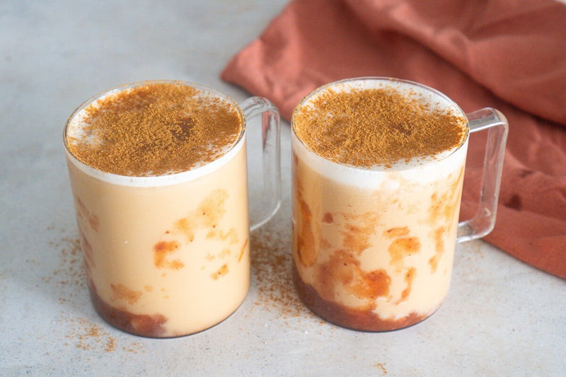 Chai latte de cereza