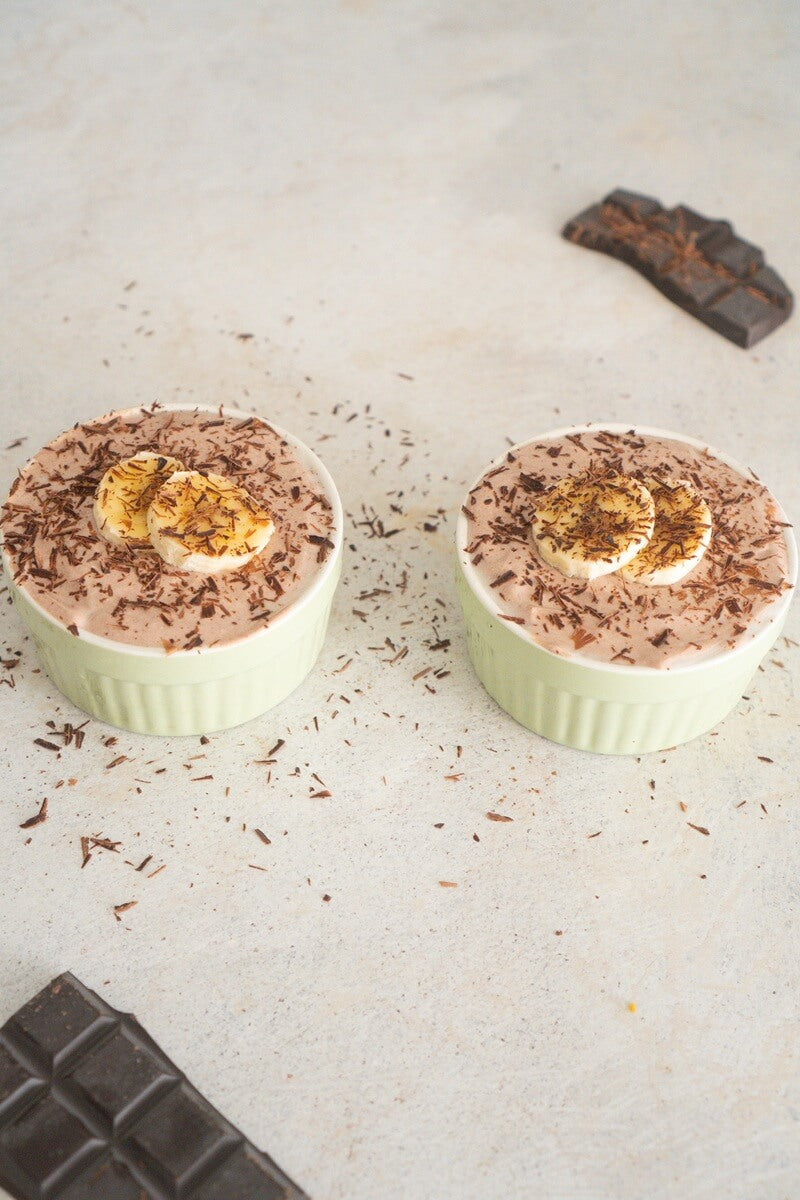 Overnight oats sabor mousse de chocolate