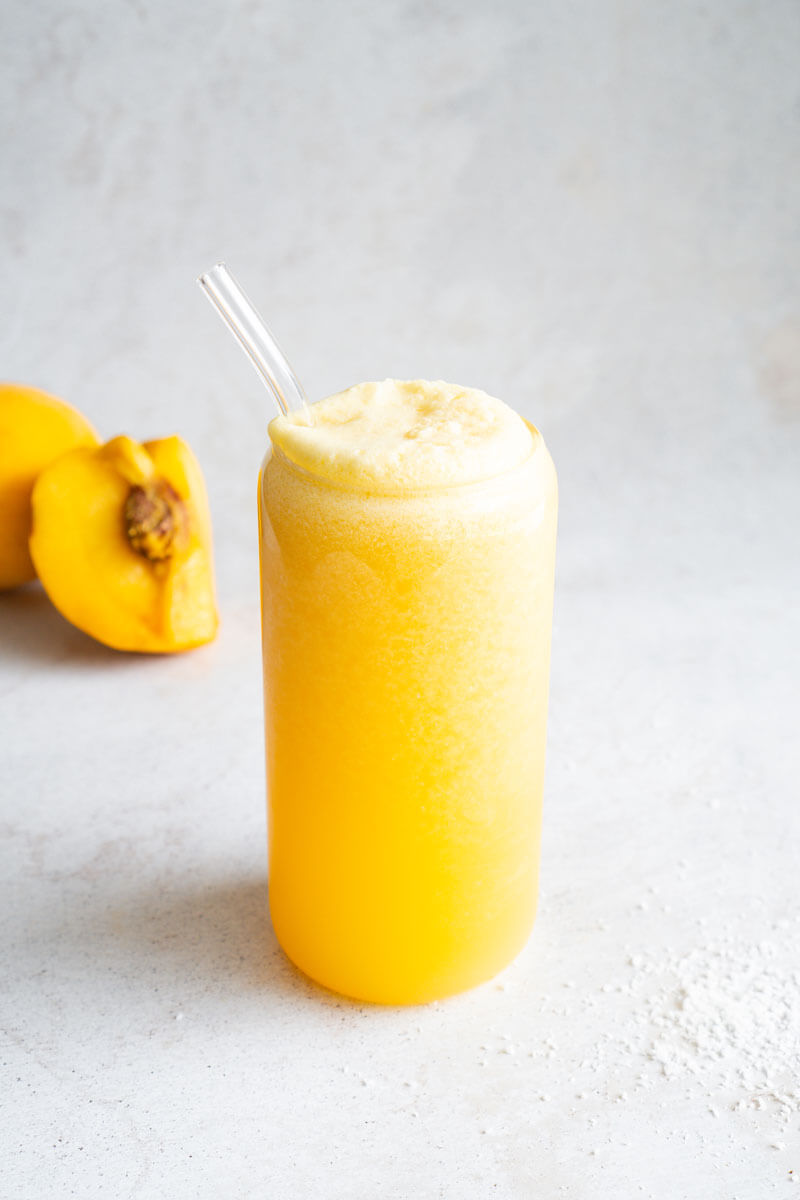 Leche de melocotón