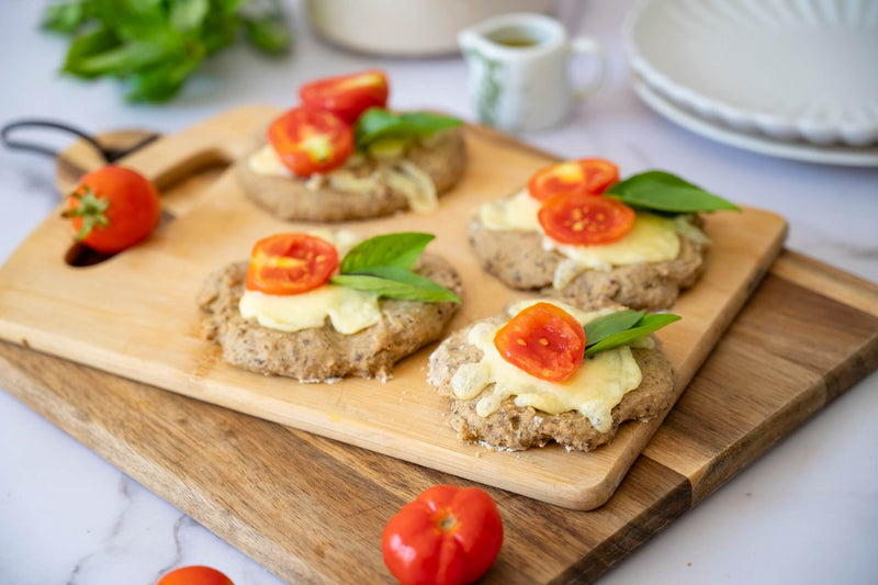 Bases de pizza elaboradas con pulpa