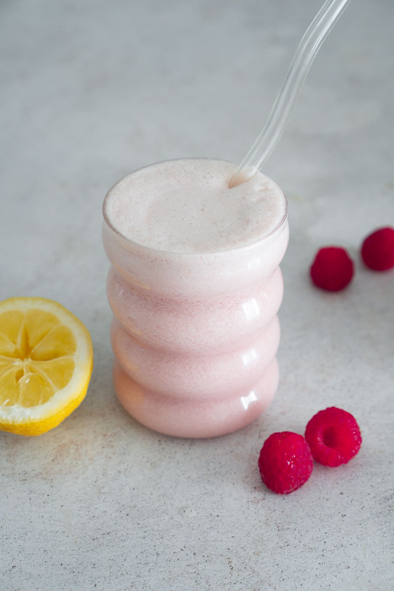 Leche de frambuesas 