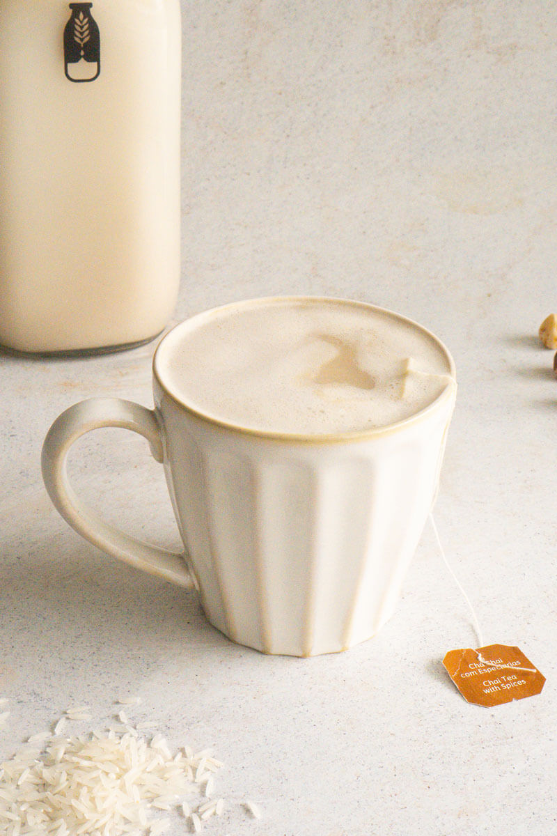 Leche de arroz y avellana