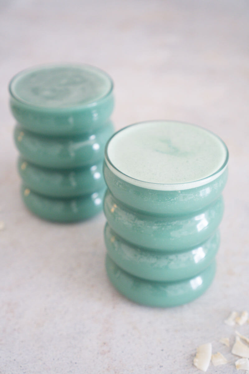 Leche de espirulina