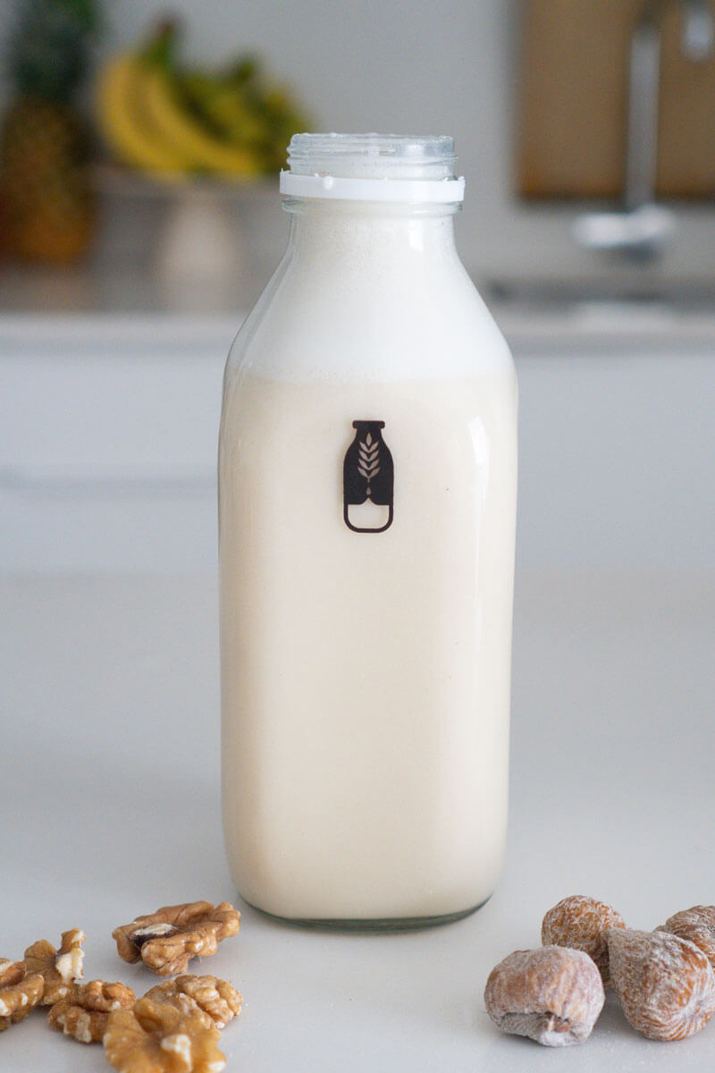 Leche de nueces e higos